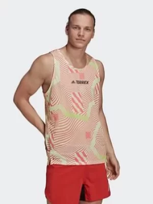 Image of adidas Terrex Agravic Tank Top, Blue Size XL Women