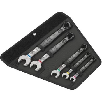 Image of Wera 05020230001 6003 Joker 5 Set 1 Crowfoot wrench set 5 Piece 8 - 19 mm