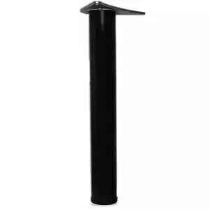 Image of GTV - Adjustable Breakfast Bar Worktop Support Table Leg 710mm - Colour Black - Pack of 1
