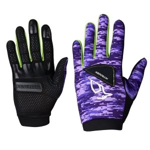 image of Kookaburra Nitrogen Full Finger Gloves Mauve/Black Small