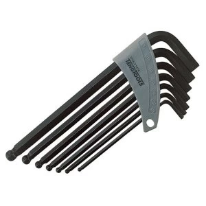 Image of Teng Ball Point Hexagon Key Set of 7 Imperial (1/8-3/8in)