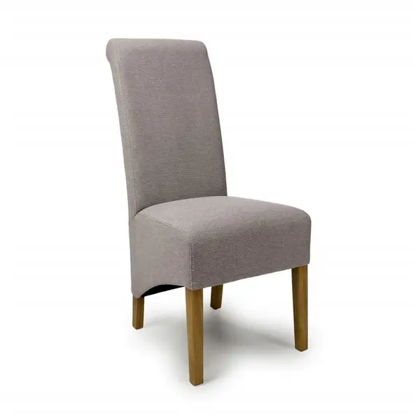 Image of Shankar Krista Weave Mocha Dining Chairs - Brown 6747106
