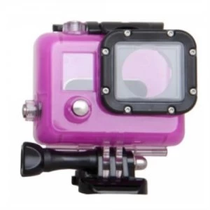Image of Urban Factory Waterproof Case Pink: for GoPro Hero3 and 3+ cameras