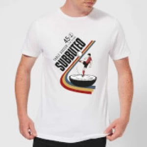 Image of Subbuteo TABLE SOCCER 45 Mens T-Shirt - White - 3XL