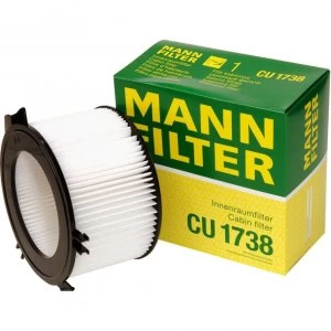Image of Mann Filter CU1738 Cabin Air Filter