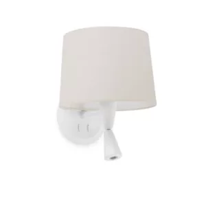 Image of Conga Reading Light Wall Light White, E27