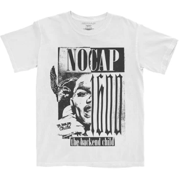 NoCap - Backend Unisex Large T-Shirt - White