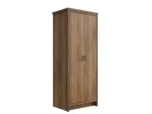 Image of GFW Boston Knotty Oak Effect 2 Door Double Wardrobe