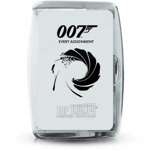 Image of Top Trumps Card Game - James Bond Every Assignment Edition