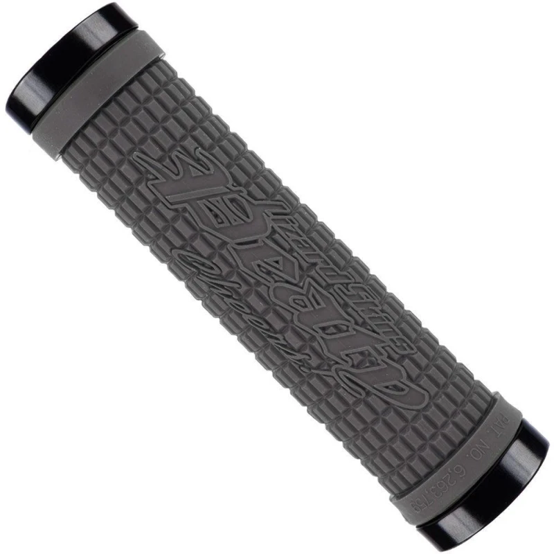 Image of Lizard Skins Dual-Clamp Lock-On Peaty Graphite unisex One Size