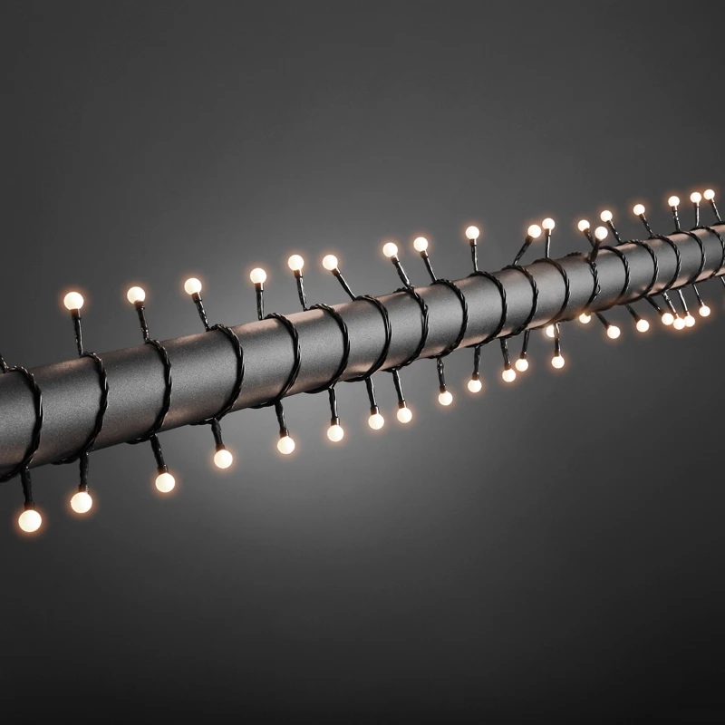 Image of Konstsmide Konstsmide 6.32M Warm White LED Mini Cherry String Lights - 80 Lights