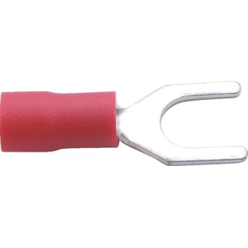 image of 3.70MM Fork Terminal (Pk-100) Red - Kennedy