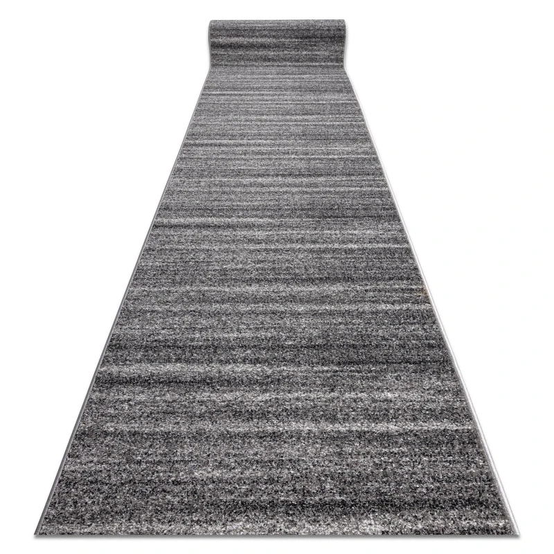 Image of RugsX Silver Sahara Runner in Grey Size: 80cm x 420cm Grey Unisex 80cm x 420 cm