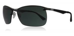 image of Ray-Ban 3550 Sunglasses Matte Gunmetal 029-71 64mm