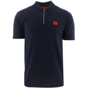 image of HUGO Dark Blue Deresom 222 Polo Shirt