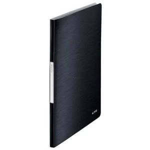 Image of Leitz Style A4 Display Book Soft Polypropylene 20 Pockets Black