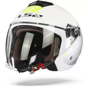 Image of LS2 OF573 Twister Ii Luna White Silver M