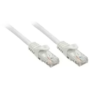 image of LINDY 48167 RJ45 Network cable, patch cable CAT 6 U/UTP 10.00 m Grey