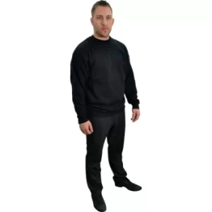 image of S350B-XXXL Sweatshirt 350GSM Black (3XL)