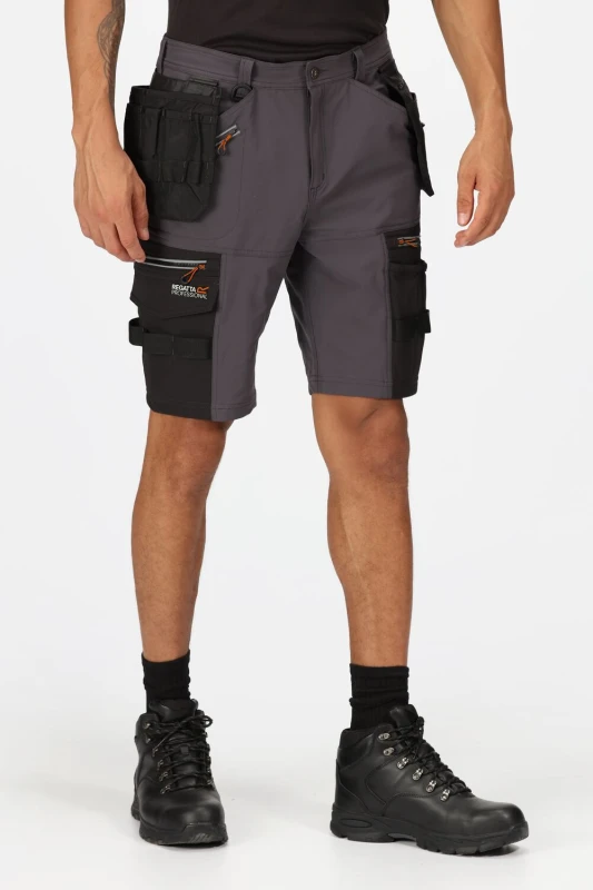 Image of Regatta Regatta Men Infiltrate Detachable Holster Shorts in Grey Size: 30R Grey 30R Male 5063019227832