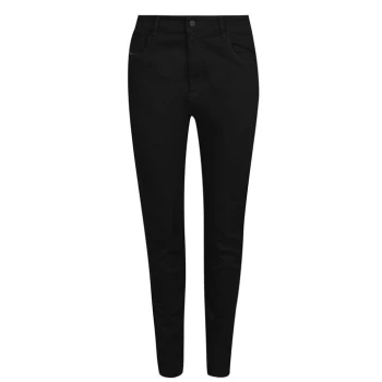 Diesel Slandy High Waisted Skinny Jeans - Black 02