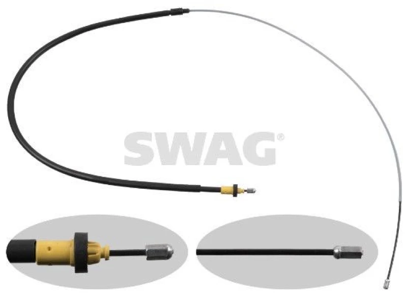 Image of Handbrake cable SWAG 62 94 9626