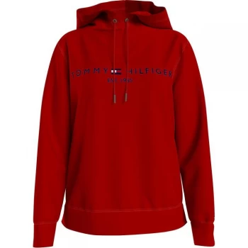 image of Tommy Hilfiger Essential Hilfiger Hoodie - PRIMARY RED XLG