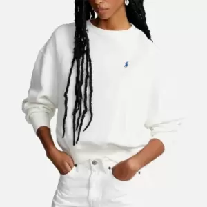 image of Polo Ralph Lauren Womens Mini Logo Sweatshirt - Nevis - L