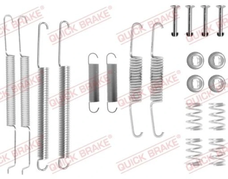 Image of QUICK BRAKE Brake shoe fitting kit QUICK BRAKE 105-0681