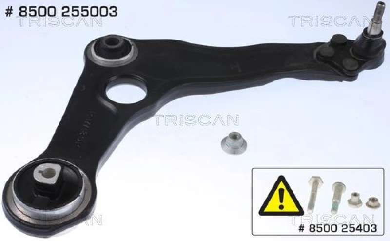 Image of TRISCAN Suspension arm TRISCAN 8500 255003