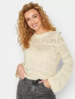 image of Long Tall Sally Crochet Top - White