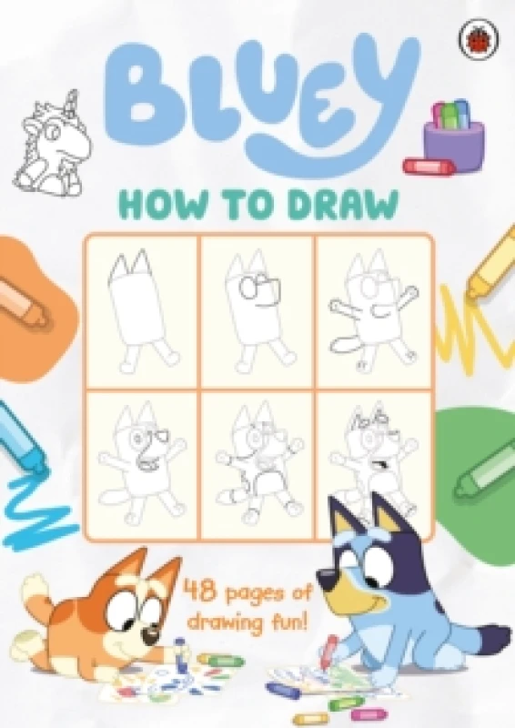 Image of Bluey: How to Draw Paperback / softback