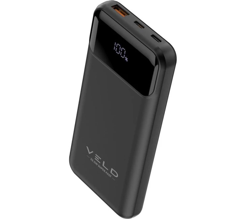 Image of VELD VPB1022B Portable Power Bank - Black 5014117983229