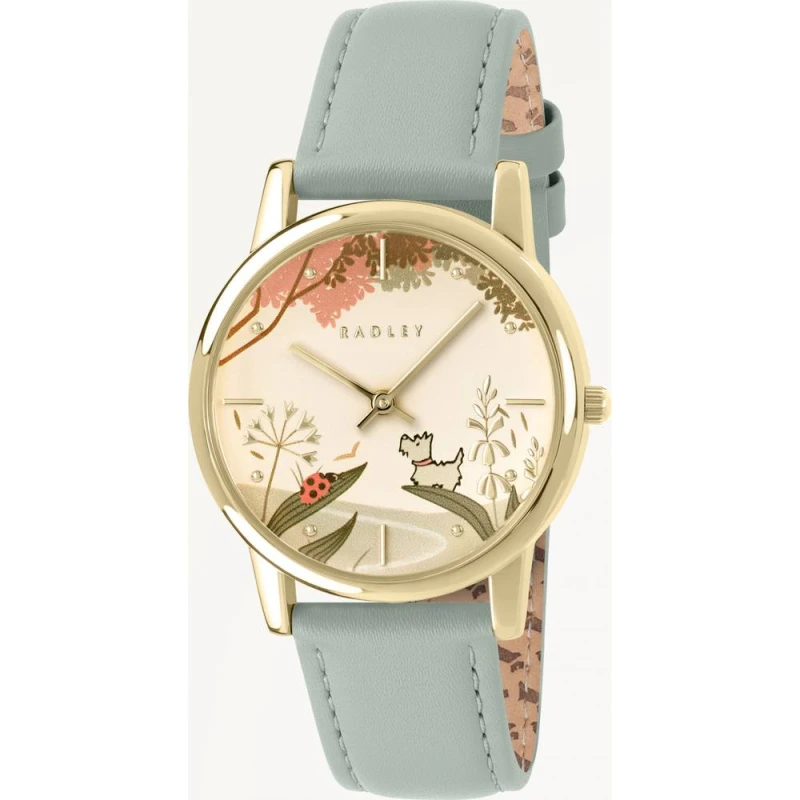 Image of Radley RY21848 Ladybird Road (35mm) Champagne Printed Dial Watch