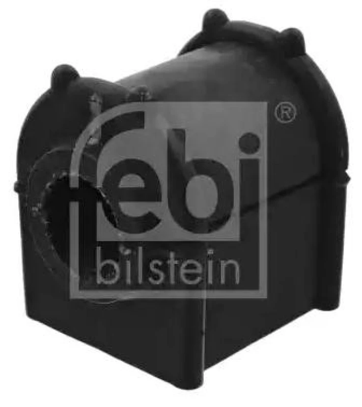 Image of FEBI BILSTEIN 100921 Stabilizer Bushes Rear Axle, Rubber Rubber Anti-roll Bar Bush Kit (1334)