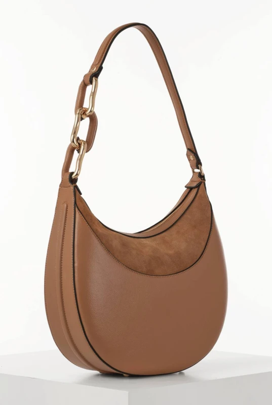 Image of Luella Grey Womens 'Thelma' Scoop Hobo in Tan Tan Female One Size