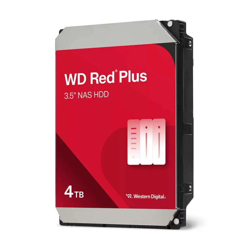 Image of Western Digital Western Digital Red Plus WD40EFZZ internal hard drive 4TB 5400 RPM 128 MB 3.5" Serial ATA III WD40EFZZ