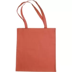 Image of Jassz Bags "Beech" Cotton Large Handle Shopping Bag / Tote (One Size) (Peach Echo) - Peach Echo