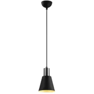 image of Cristal Model 21 Deco Dome Pendant Lamp Black Ajustable Height