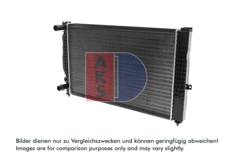 Image of AKS DASIS 480007N Engine radiator Aluminium, Mechanically jointed cooling fins Radiator,engine cooling (470)