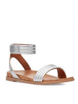 image of Ugg Girls Ethena Sandal - Silver