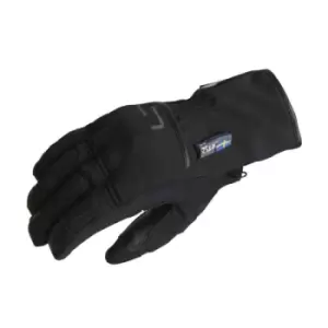 image of Lindstrands Lillmon Black Grey Gloves 11