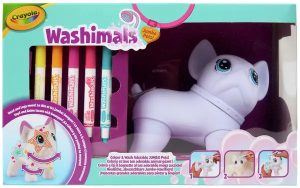 Image of Crayola Crayola Washimals Jumbo Colour Playset