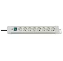 Image of Brennenstuhl 1955580100 power extension 3m 8 AC outlet(s) Grey