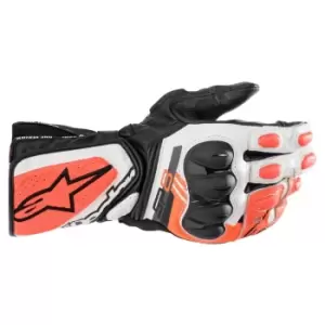 image of Alpinestars SP-8 V3 Black White Red Fluo Gloves 2XL