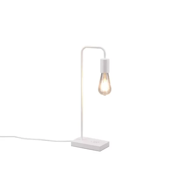 image of Milla Modern Table Lamp White Matt