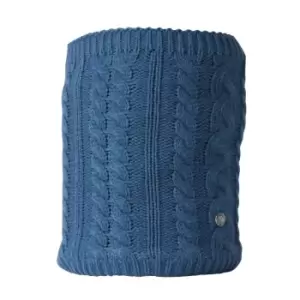 image of Hy Womens/Ladies Melrose Cable Knit Snood (One Size) (Petrol Blue)