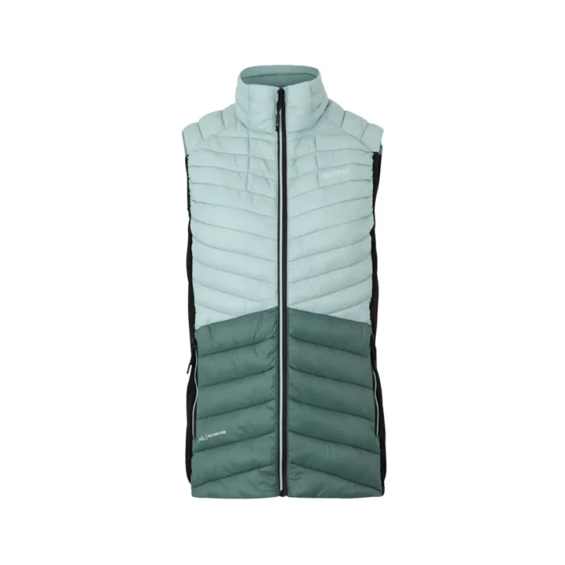 Image of Womens sleeveless down jacket Regatta Leedre Vert Female 46