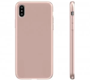 image of BEHELLO iPhone XS Max Silicone Case - Pink