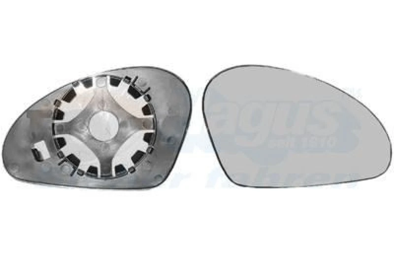 Image of VAN WEZEL Wing mirror glass VAN WEZEL 4917832